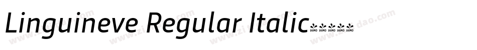 Linguineve Regular Italic字体转换